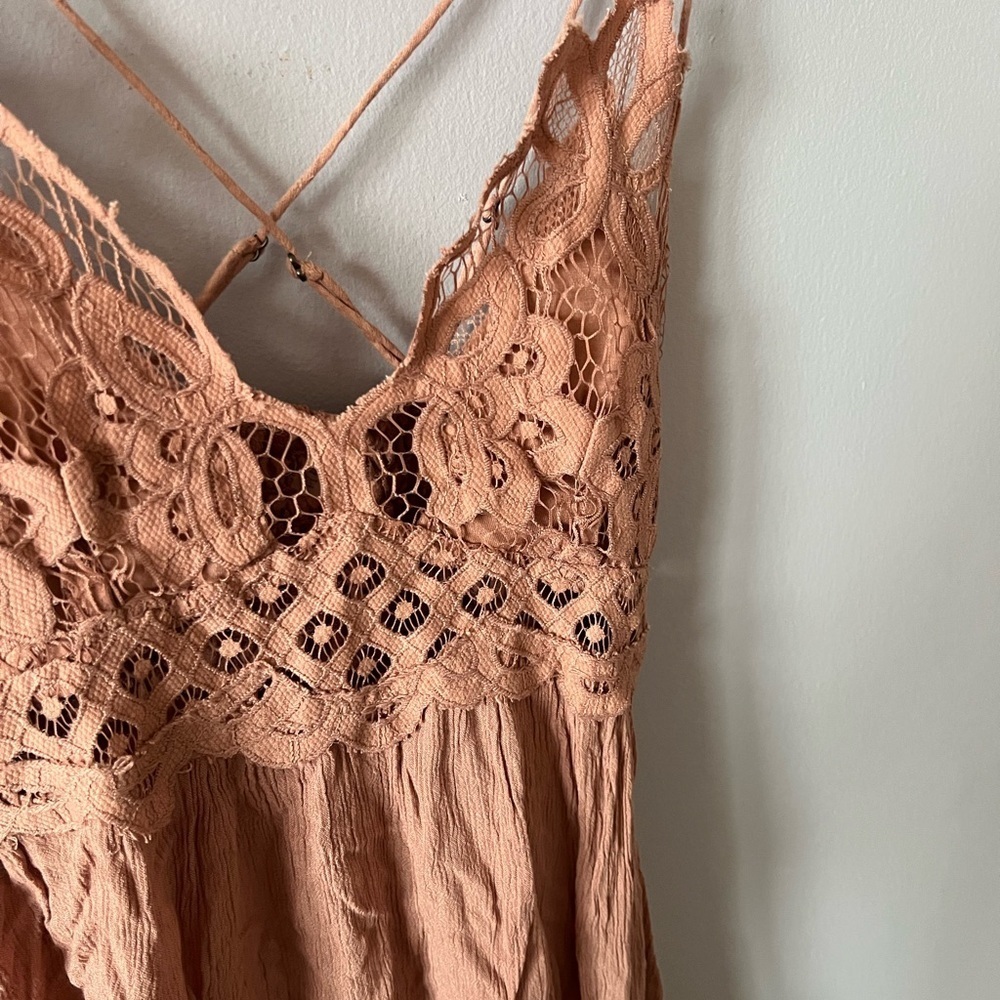NWT Free People Rose Mini Dress - Picture 2 of 6